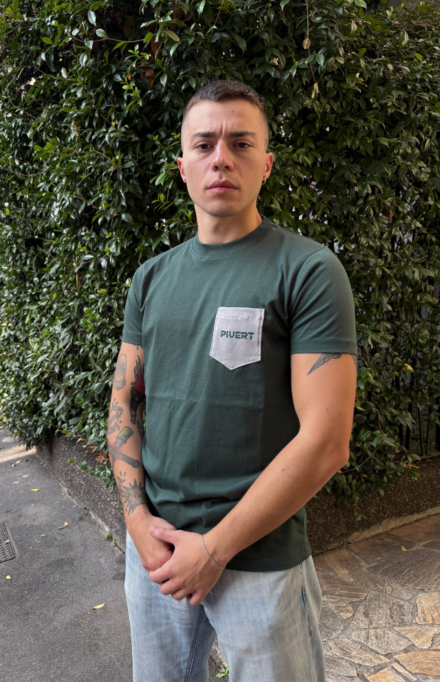 T-SHIRT TASCHINO - verde