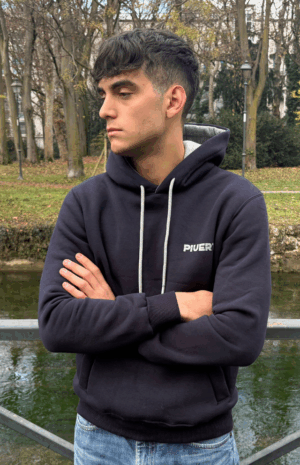 felpa blu pivert